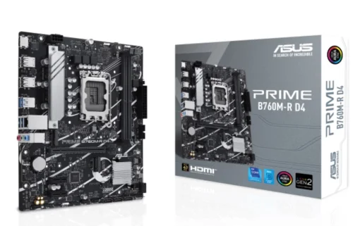 Материнская плата Asus Prime B760M-R D4 Socket 1700